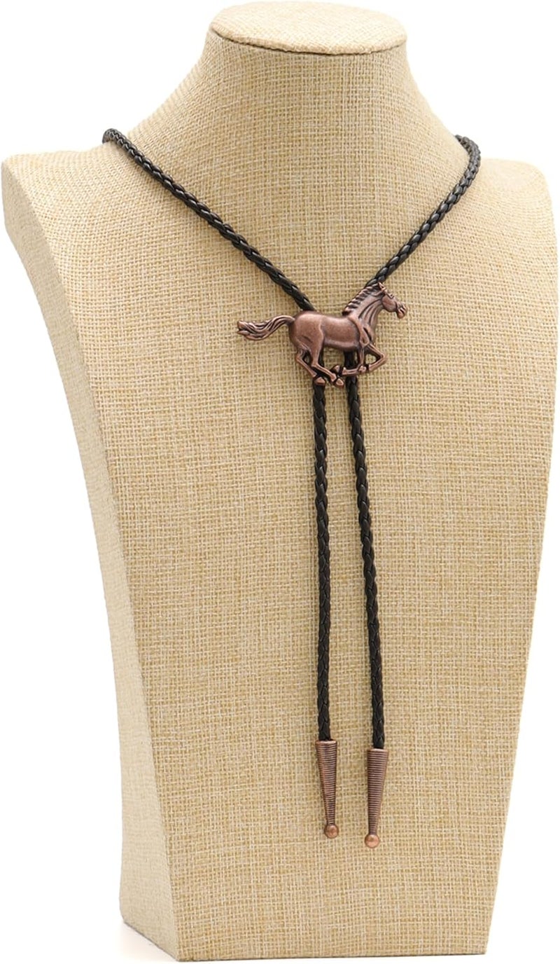 Wentur Bolo Ties for Men Western - Handmade 3D Horse Bolo Tie Design Cowboy Bolo Tie for Women Cowgirl Western Costume Accessories - Image 5